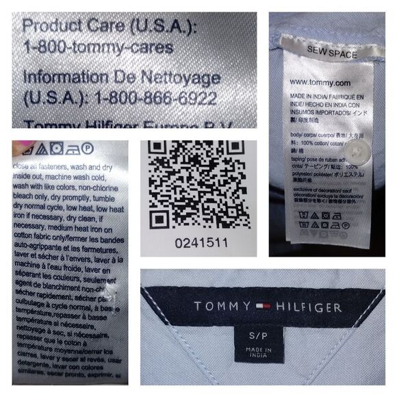 Tommy Hilfiger Jean Shirt Dress with Role Tab Sleeves - Picture 9 of 10